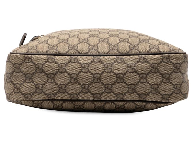 Borsa a tracolla Gucci GG Supreme marrone - vista 3