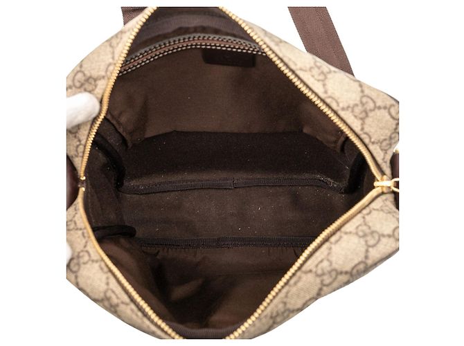 Borsa a tracolla Gucci GG Supreme marrone - vista 4