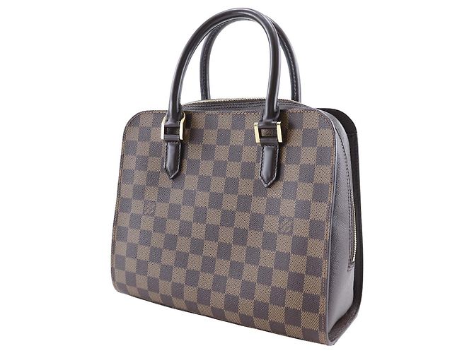 Borsa Triana in Damier Ebene marrone Louis Vuitton - vista 2
