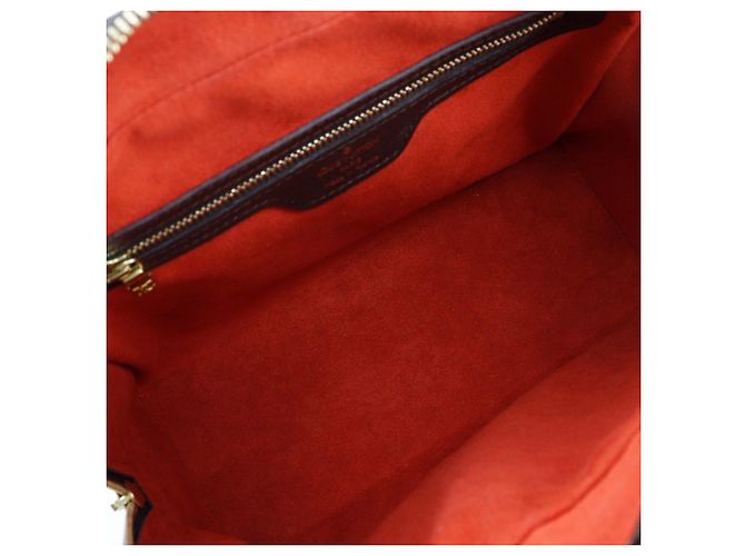Borsa Triana in Damier Ebene marrone Louis Vuitton - vista 4