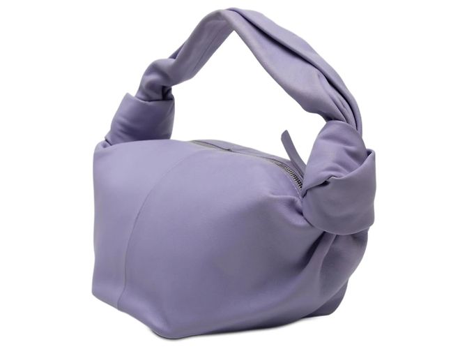 Mini borsa Double Knot Bottega Veneta in vitello viola Porpora - vista 2