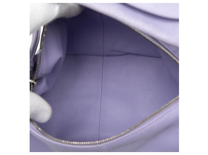 Mini borsa Double Knot Bottega Veneta in vitello viola Porpora - vista 4