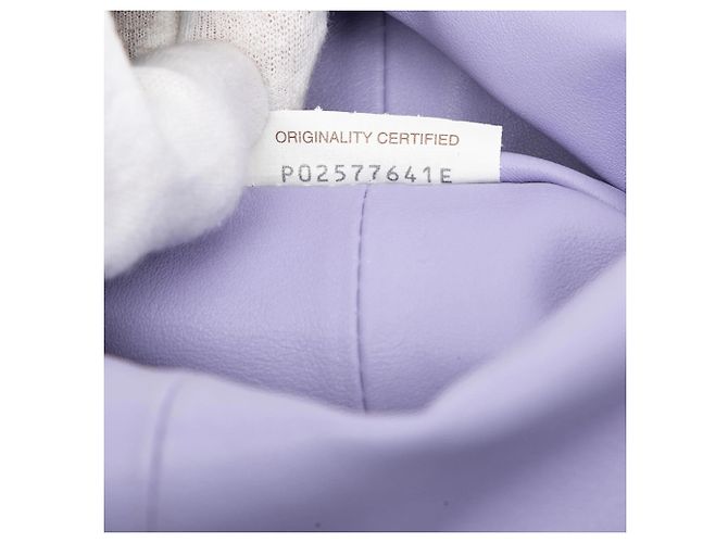 Mini borsa Double Knot Bottega Veneta in vitello viola Porpora - vista 6