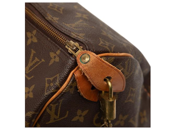 Borsa Boston Louis Vuitton Monogram Speedy 40 Marrone - vista 8