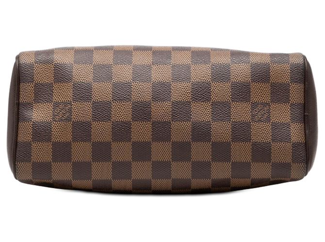 Borsa Louis Vuitton Damier Ebene Brera Marrone - vista 3