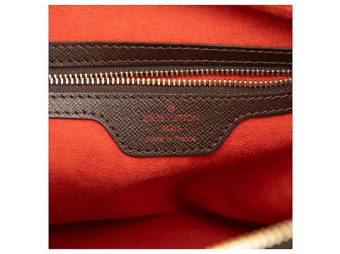 Borsa Louis Vuitton Damier Ebene Brera Marrone - vista 5