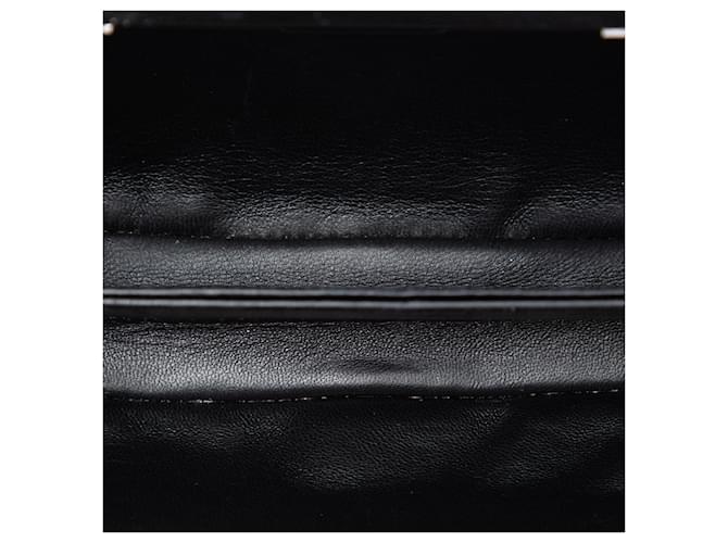 Clutch Prada Universal Studios Leather Thunder Frankenstein nera con catena e tracolla Nero - vista 4