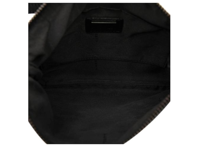Borsa a tracolla Fendi Zucchino Canvas nera Nero - vista 4