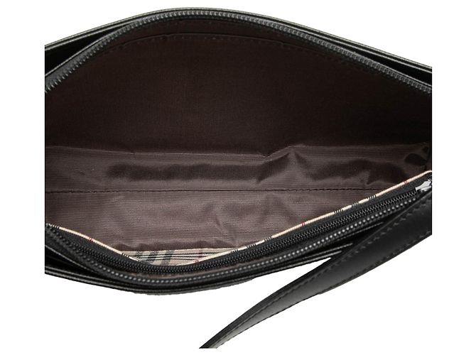 Borsa a tracolla Burberry in pelle nera Nero - vista 4