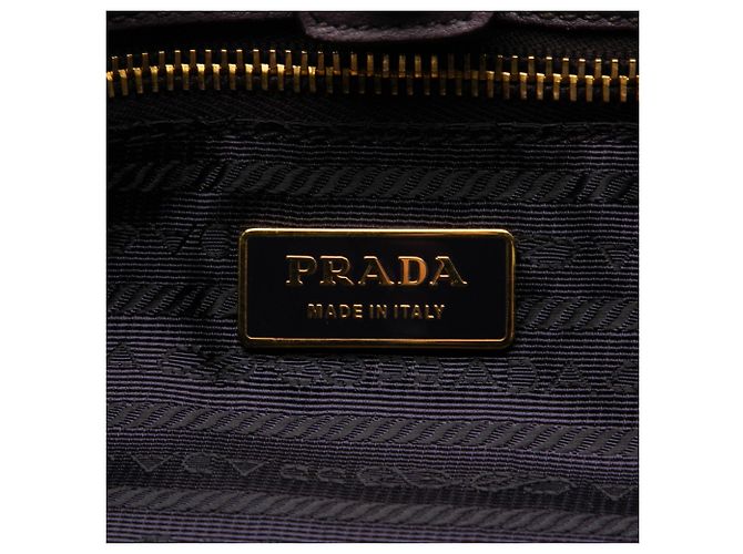 Borsa Tote Prada Tessuto Fiocco Viola Porpora - vista 5