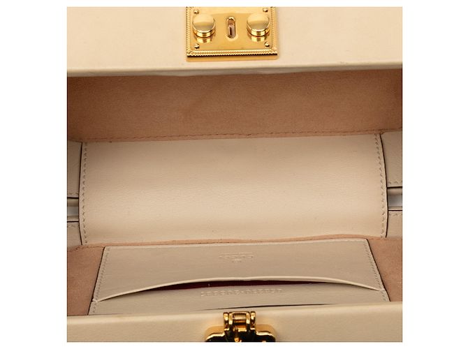 Borsa a tracolla Gucci in pelle marrone con G intrecciate - vista 4