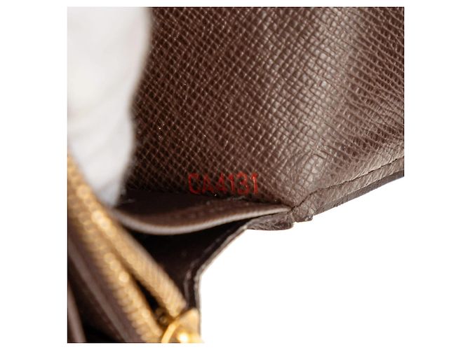 Cartera Louis Vuitton Damier Ebene Sistina Marrón Castaño - vista 6