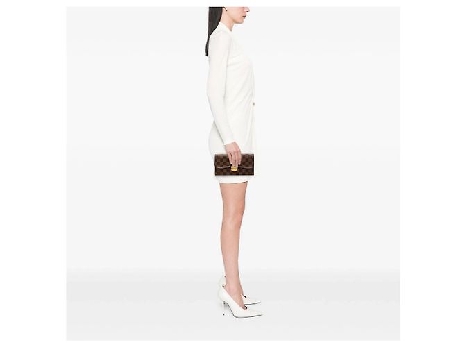 Cartera Louis Vuitton Damier Ebene Sistina Marrón Castaño - vista 7