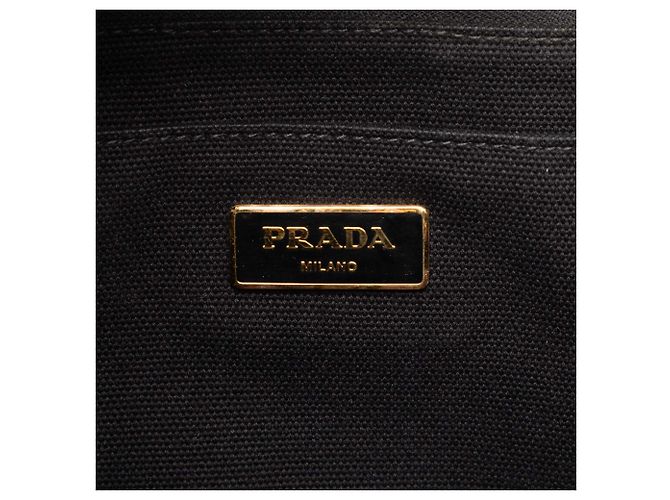 Borsa Satchel Prada Large Canvas Canapa Righe Striped Rosa - vista 5
