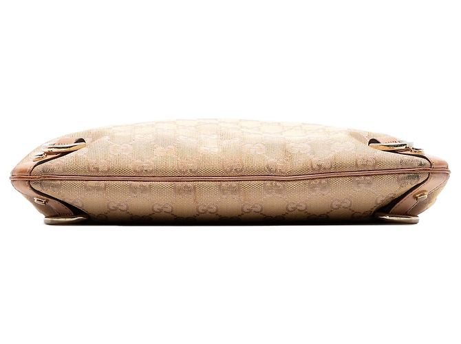 Borsa a tracolla Gucci GG Canvas Abbey D Ring Beige - vista 3