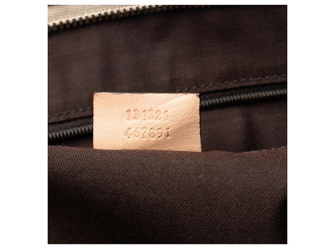 Borsa a tracolla Gucci GG Canvas Abbey D Ring Beige - vista 6