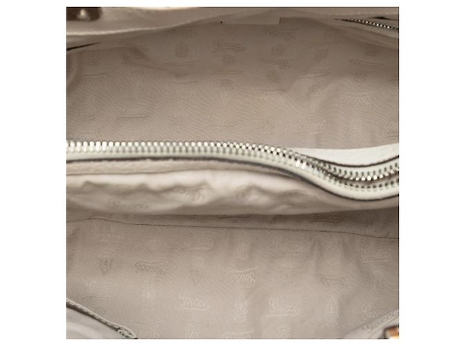 Tote Gucci Medium GG Canvas Bamboo Libeccio beige - vista 4