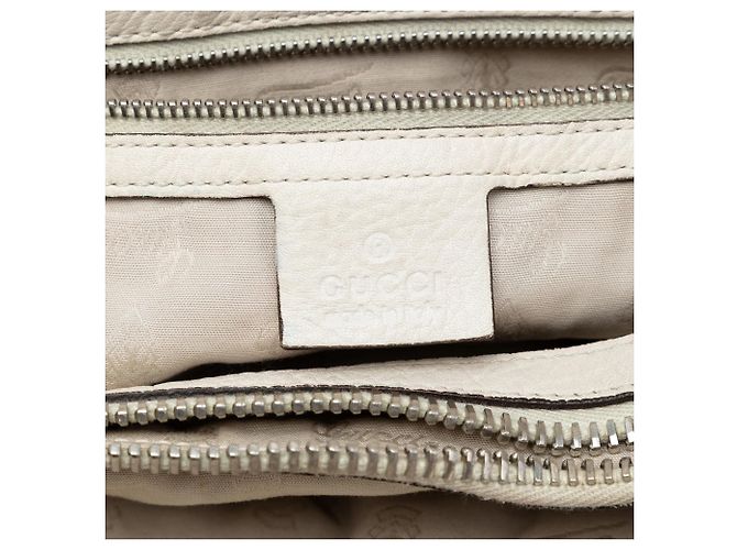 Tote Gucci Medium GG Canvas Bamboo Libeccio beige - vista 5