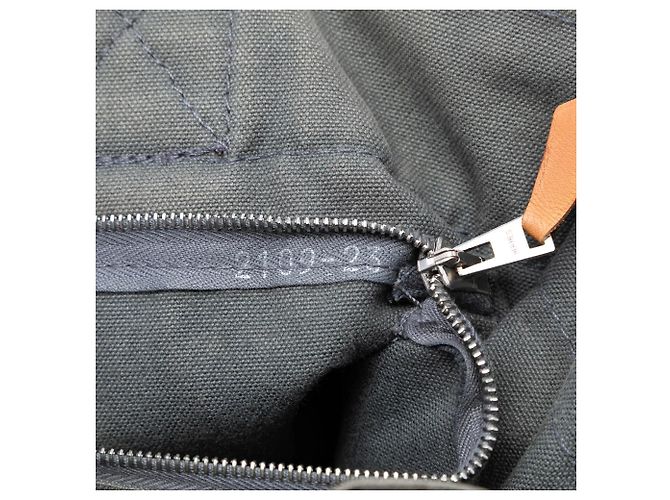 Borsa Tote Hermès Canvas Fourre Tout PM Grigia Grigio - vista 6