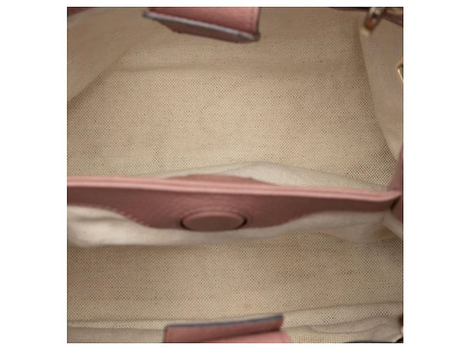 Borsa Gucci Small Bamboo Shopper in pelle di vitello marrone - vista 4