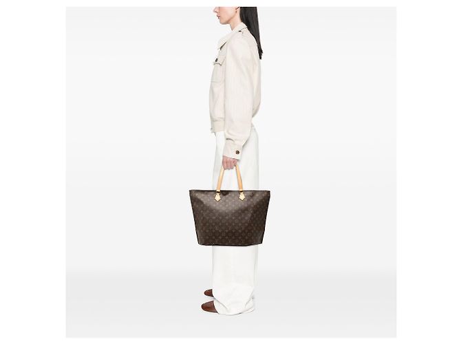 Borsa Tote Louis Vuitton Monogram All-In MM Marrone - vista 6