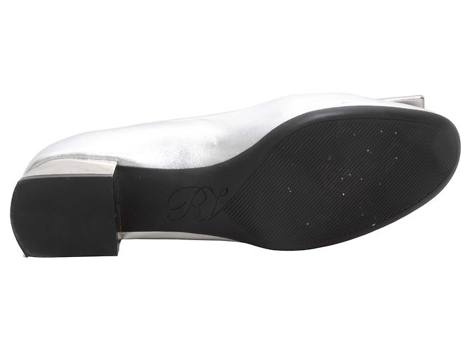 Roger Vivier Pumps mit Schnalle in Silber Größe 39.5 - Ansicht 5