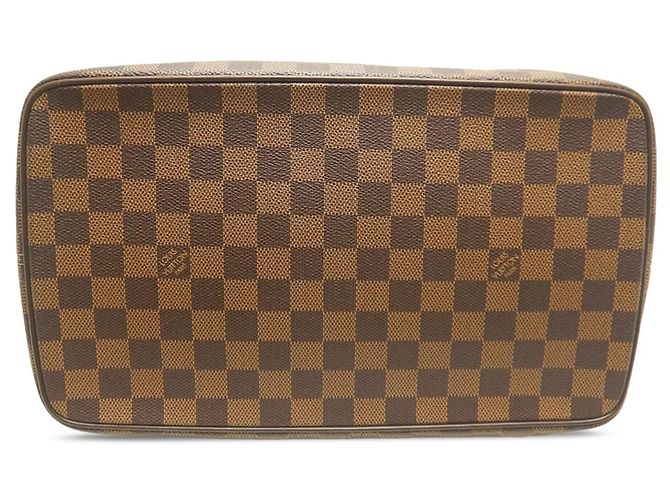 Borsa Tote Louis Vuitton Damier Ebene Saleya MM Marrone - vista 2