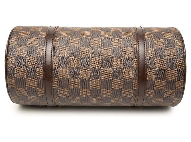Borsa a mano Louis Vuitton Damier Ebene Papillon 30 Marrone - vista 3