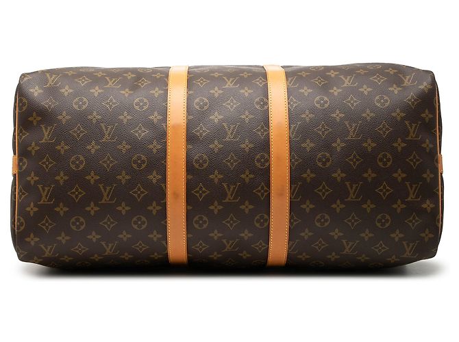 Borsa da viaggio Louis Vuitton Monogram Keepall Bandouliere 55 Marrone - vista 3