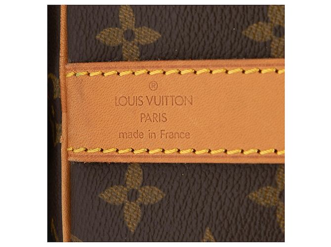 Borsa da viaggio Louis Vuitton Monogram Keepall Bandouliere 55 Marrone - vista 5