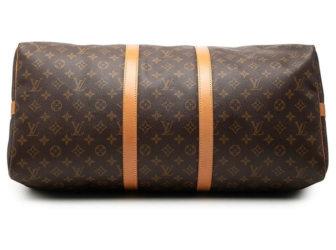 Borsa da viaggio Louis Vuitton Monogram Keepall Bandouliere 55 Marrone - vista 3