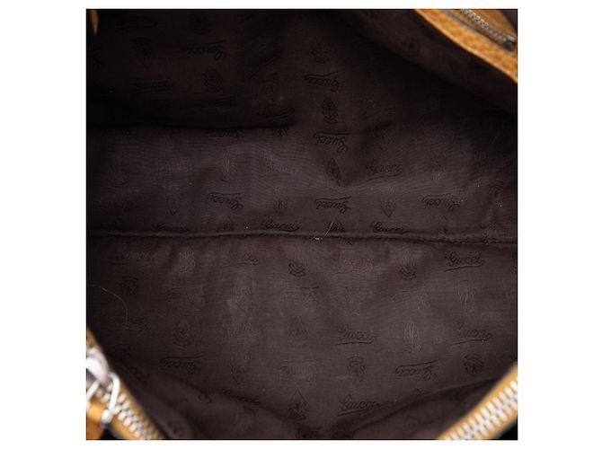 Tote Gucci Medium GG Canvas Bamboo Libeccio Beige - vista 4