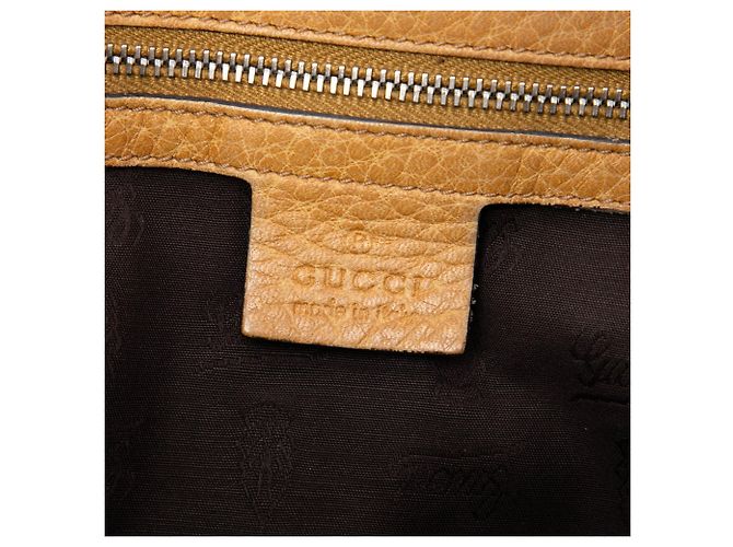 Tote Gucci Medium GG Canvas Bamboo Libeccio Beige - vista 5