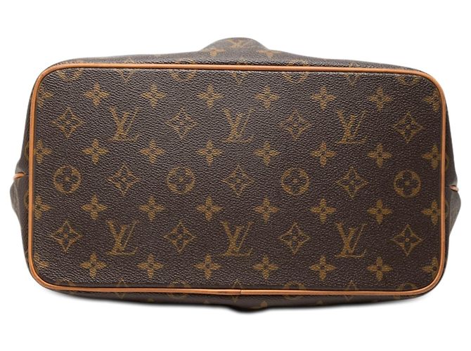 Borsa Satchel Louis Vuitton Monogram Palermo PM Marrone - vista 3
