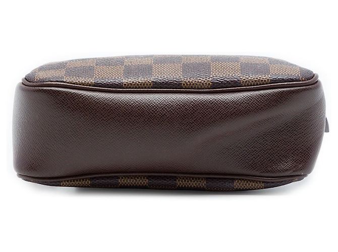 Borsa a mano Louis Vuitton Damier Ebene Trousse Pochette Marrone - vista 3