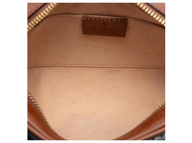 Borsa a tracolla Mini GG Denim Ophidia blu Gucci - vista 4