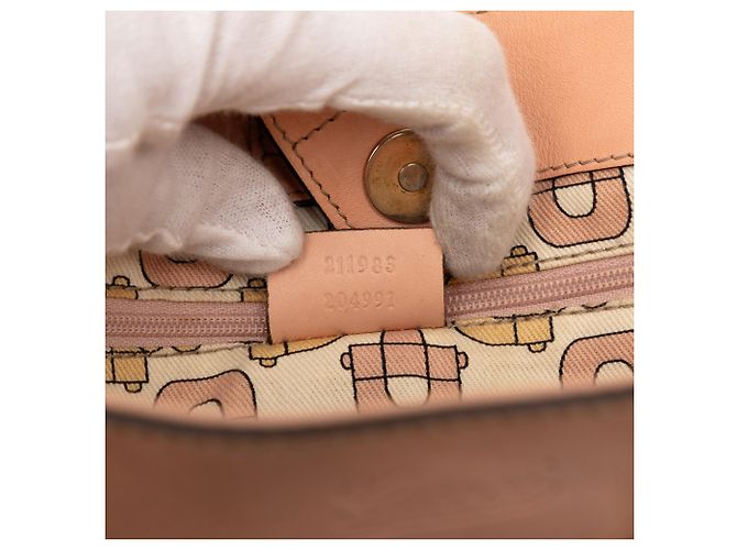 Borsa Gucci Guccissima Abbey D Ring Rosa - vista 6