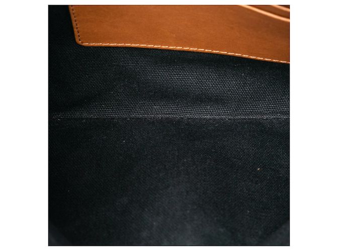 Borsa a tracolla Burberry Peyton in tela Mega Check marrone - vista 4