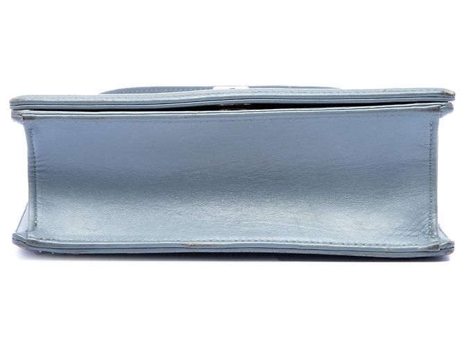 Borsa a tracolla Diorama Small in vitello borchiato Blue Dior - vista 3