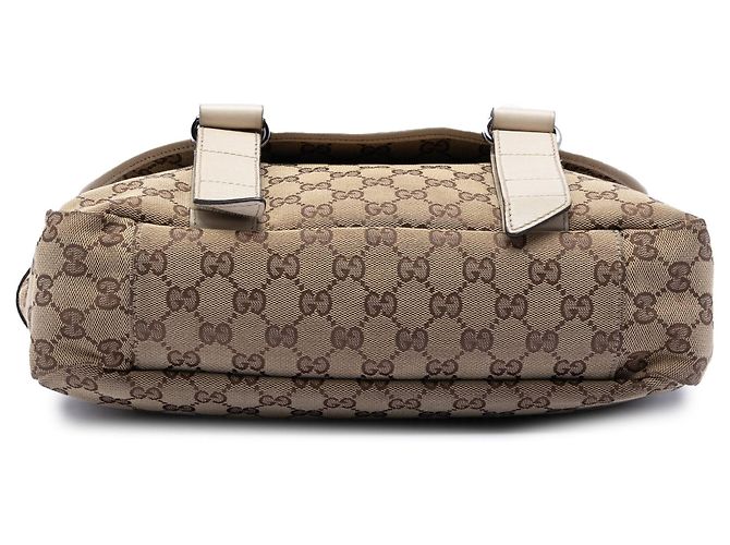 Borsa a tracolla Gucci GG Canvas beige - vista 3