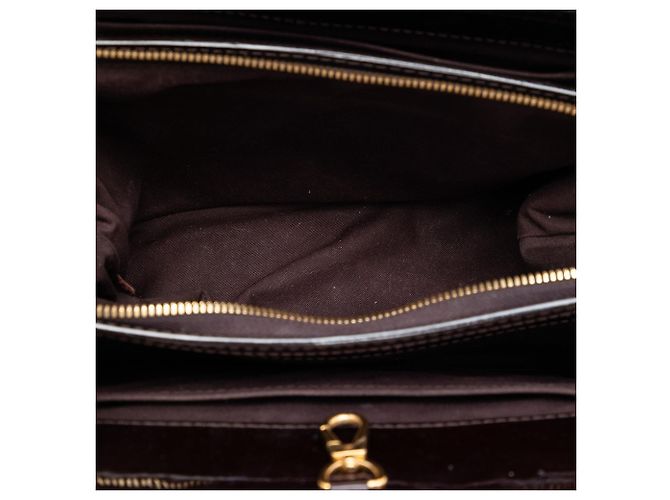 Bolsa de Ombro Louis Vuitton Monogram Vernis Virginia MM Roxa Roxo - vista 4