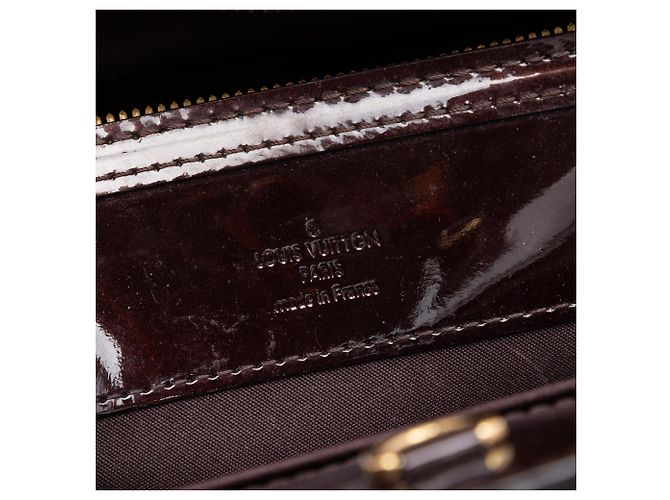 Bolsa de Ombro Louis Vuitton Monogram Vernis Virginia MM Roxa Roxo - vista 5
