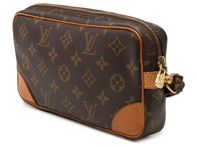 Borsa a pochette Louis Vuitton Monogram Marly Dragonne PM Marrone - vista 2