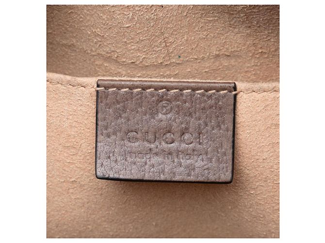 Borsa a tracolla Gucci Mini GG Supreme Web Ophidia Beige - vista 5