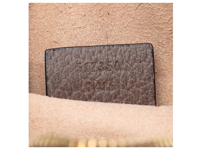 Borsa a tracolla Gucci Mini GG Supreme Web Ophidia Beige - vista 6
