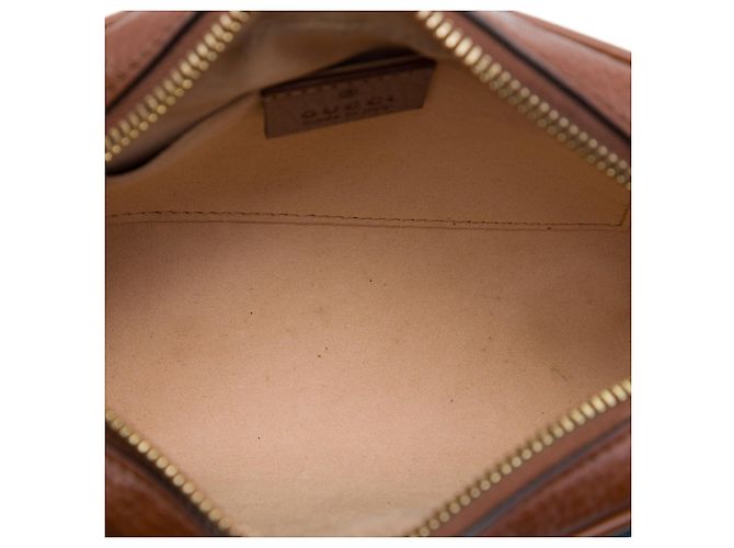 Borsa a Tracolla Gucci Mini GG Denim Ophidia Blu - vista 4