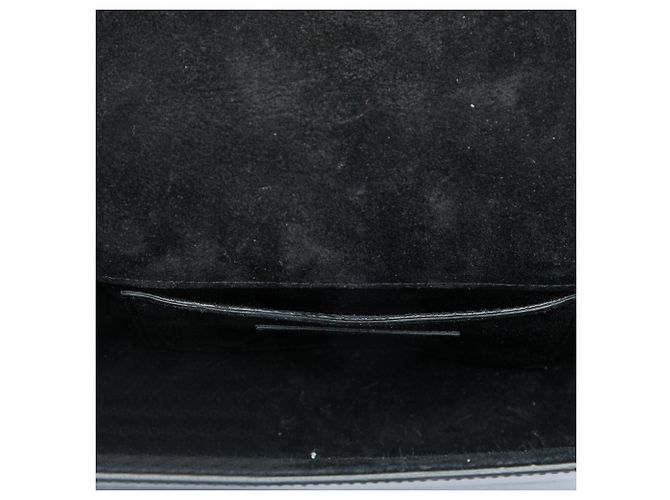 Borsa a tracolla Saint Laurent Small Patent Monogram Universite Nera Nero - vista 4