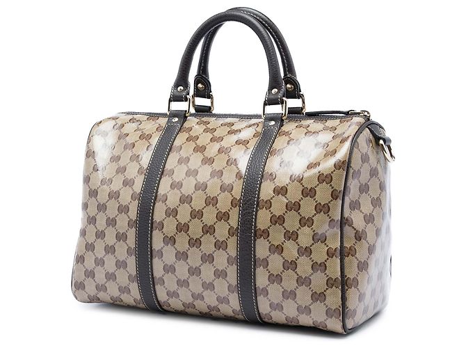 Borsa Boston Gucci Medium GG Crystal Joy Beige - vista 2