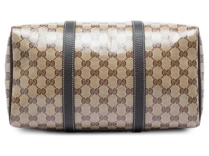 Borsa Boston Gucci Medium GG Crystal Joy Beige - vista 3