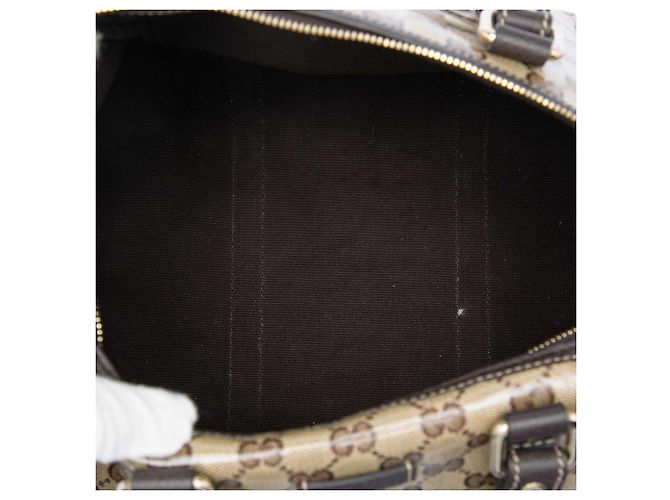 Borsa Boston Gucci Medium GG Crystal Joy Beige - vista 4
